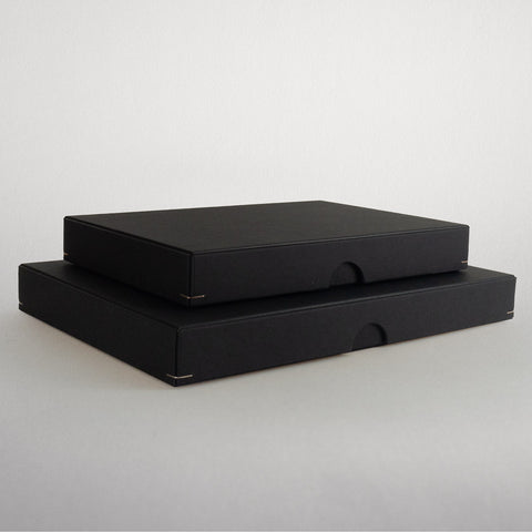Schachtel mit Stülpdeckel - Schwarz | verschiedene Größen