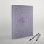 Skizzenbuch | Letterpress Sketchbook - Violet | Hochwertiges Skizzenbuch mit geprägtem Titel - Handarbeit